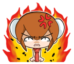 interesting Chinese girl sticker #4279257