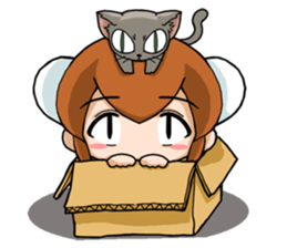 interesting Chinese girl sticker #4279263