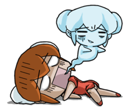 interesting Chinese girl sticker #4279281