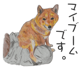 Favorite parts of SHIBAINU 2 sticker #4279338