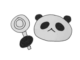 The funny panda 1 sticker #4279960