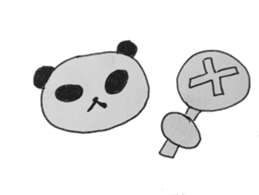 The funny panda 1 sticker #4279961
