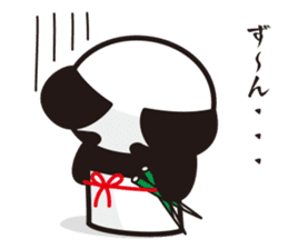 panda-samurai sticker #4280610