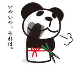 panda-samurai sticker #4280614