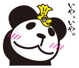 panda-samurai sticker #4280620