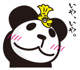 panda-samurai sticker #4280620