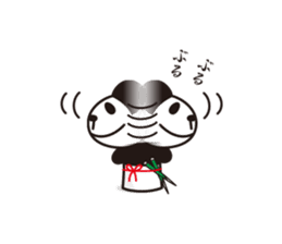 panda-samurai sticker #4280629