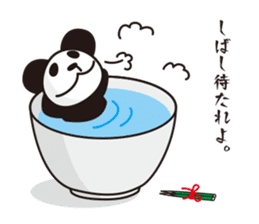 panda-samurai sticker #4280630
