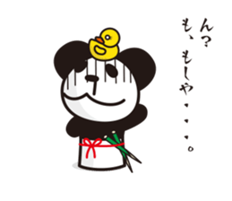 panda-samurai sticker #4280636