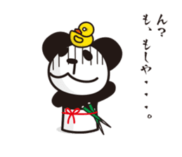 panda-samurai sticker #4280636