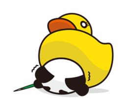 panda-samurai sticker #4280639