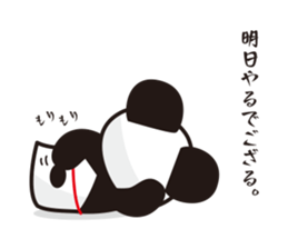 panda-samurai sticker #4280640