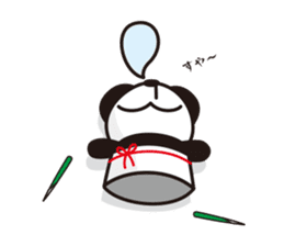 panda-samurai sticker #4280641