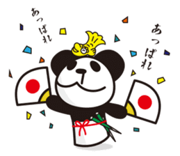 panda-samurai sticker #4280644
