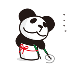 panda-samurai sticker #4280646