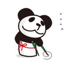 panda-samurai sticker #4280646