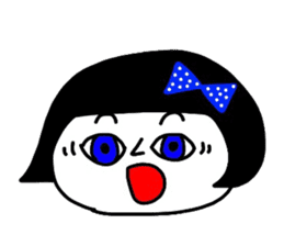 Ritsuko-chan and cat and rabbit sticker #4280653