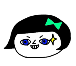 Ritsuko-chan and cat and rabbit sticker #4280672