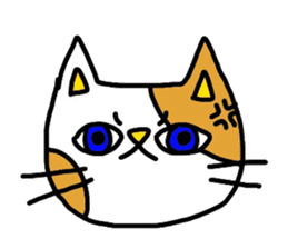 Ritsuko-chan and cat and rabbit sticker #4280673