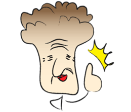 Maitake Grandma sticker #4280939