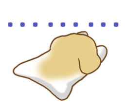 Polite words dog sticker #4282028