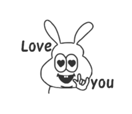 Thick rabbit4. sticker #4282234