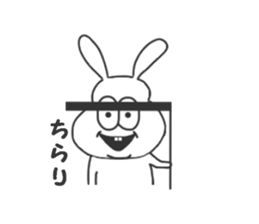 Thick rabbit4. sticker #4282242