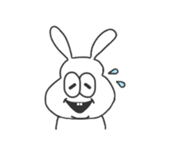 Thick rabbit4. sticker #4282245