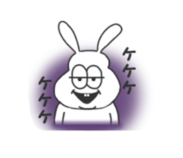 Thick rabbit4. sticker #4282253