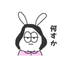 Thick rabbit4. sticker #4282258