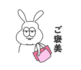 Thick rabbit4. sticker #4282259
