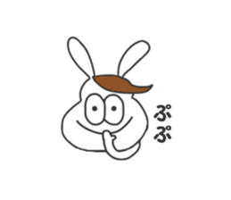 Thick rabbit4. sticker #4282262