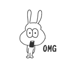 Thick rabbit4. sticker #4282264