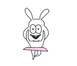 Thick rabbit4. sticker #4282265
