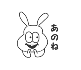 Thick rabbit4. sticker #4282267