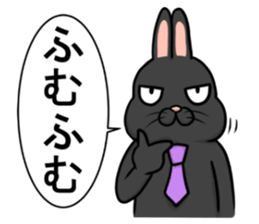 comical rabbit/talk ver. sticker #4282499