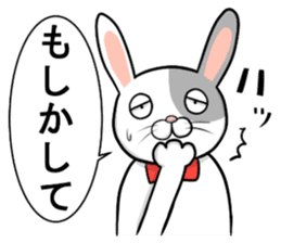 comical rabbit/talk ver. sticker #4282506