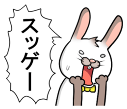 comical rabbit/talk ver. sticker #4282508