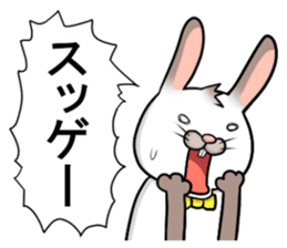 comical rabbit/talk ver. sticker #4282508