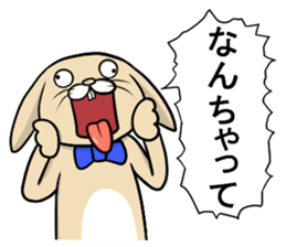 comical rabbit/talk ver. sticker #4282513