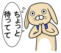 comical rabbit/talk ver. sticker #4282514