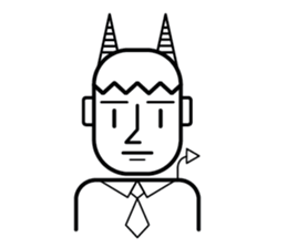 DEVIL OFFICE BOY sticker #4283857