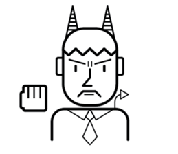 DEVIL OFFICE BOY sticker #4283861