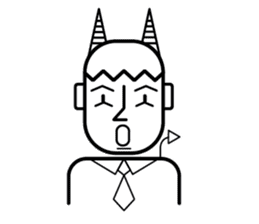 DEVIL OFFICE BOY sticker #4283864