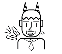 DEVIL OFFICE BOY sticker #4283865