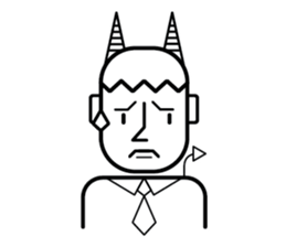DEVIL OFFICE BOY sticker #4283872