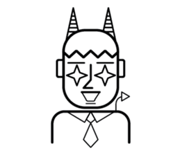DEVIL OFFICE BOY sticker #4283879