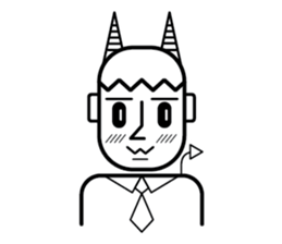 DEVIL OFFICE BOY sticker #4283880