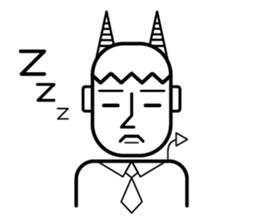 DEVIL OFFICE BOY sticker #4283881