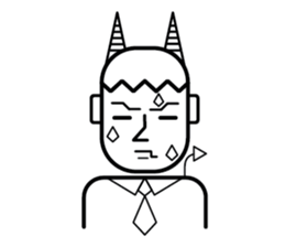 DEVIL OFFICE BOY sticker #4283888